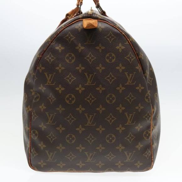 LOUIS VUITTON Monogram Keepall 60 Boston Bag M41422 LV Auth 92780 - Picture 4 of 16